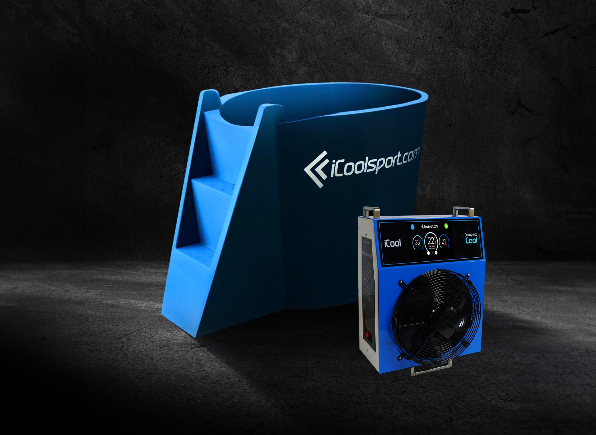 IcePod met koeler - de originele cold plunge pod - iCoolsport